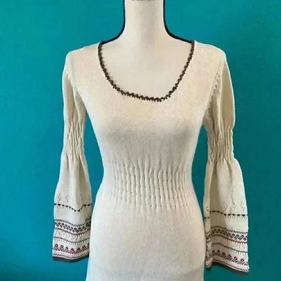 Adrianna papell petite boho sweater dress in size petite small - Picture 2 of 6